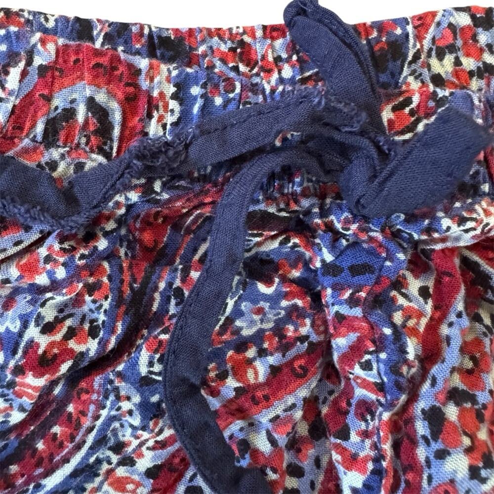 Zoe & Rose Band of Gypsies Girls Paisley Flowy Boho Flared Wide Leg Pants Size S - Picture 4 of 10